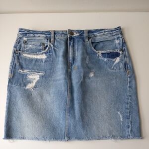 Ksubi Distressed Denim Jean Skirt Women's 32